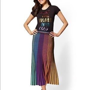 New York and Company multi color skirt